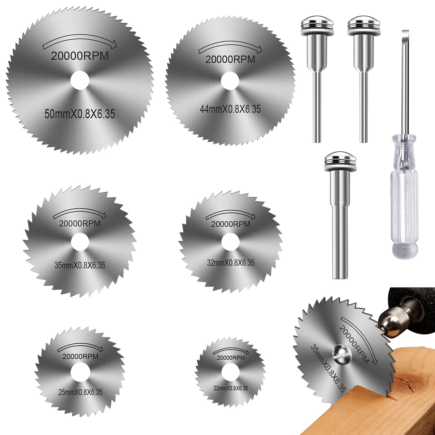 Cordless Rotary Tool Kit Accessories - 드레멜 로터리 공구용 HSS 드릴 톱날