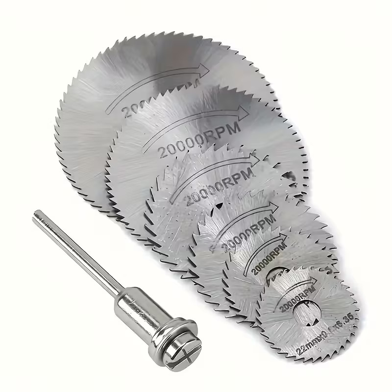 Reciprocating Saw Attachment Drill - 1 세트 미니 원형 톱날, Hss