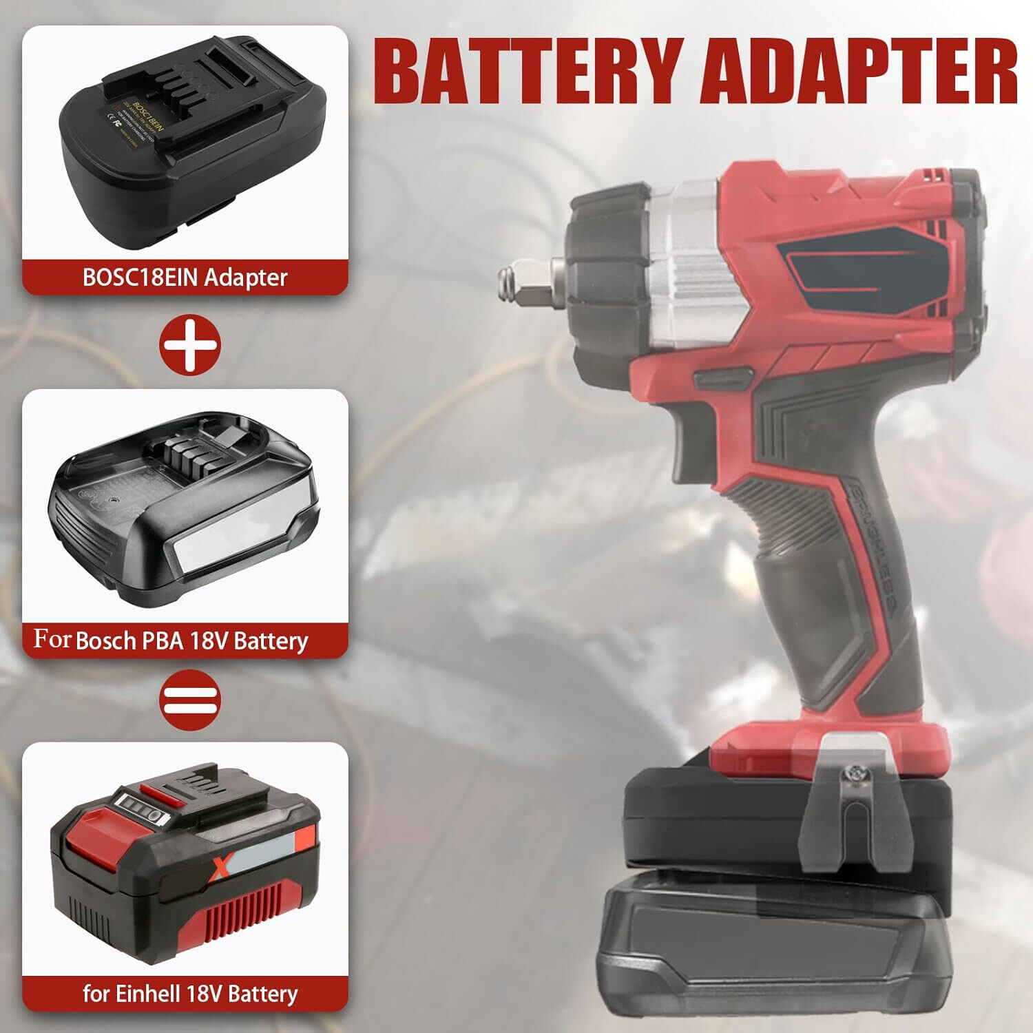 Bosch 18V PBA 시리즈 리튬 배터리 변환기용  - Brushless Cordless Electric Drill 18V 리뷰 및 가격